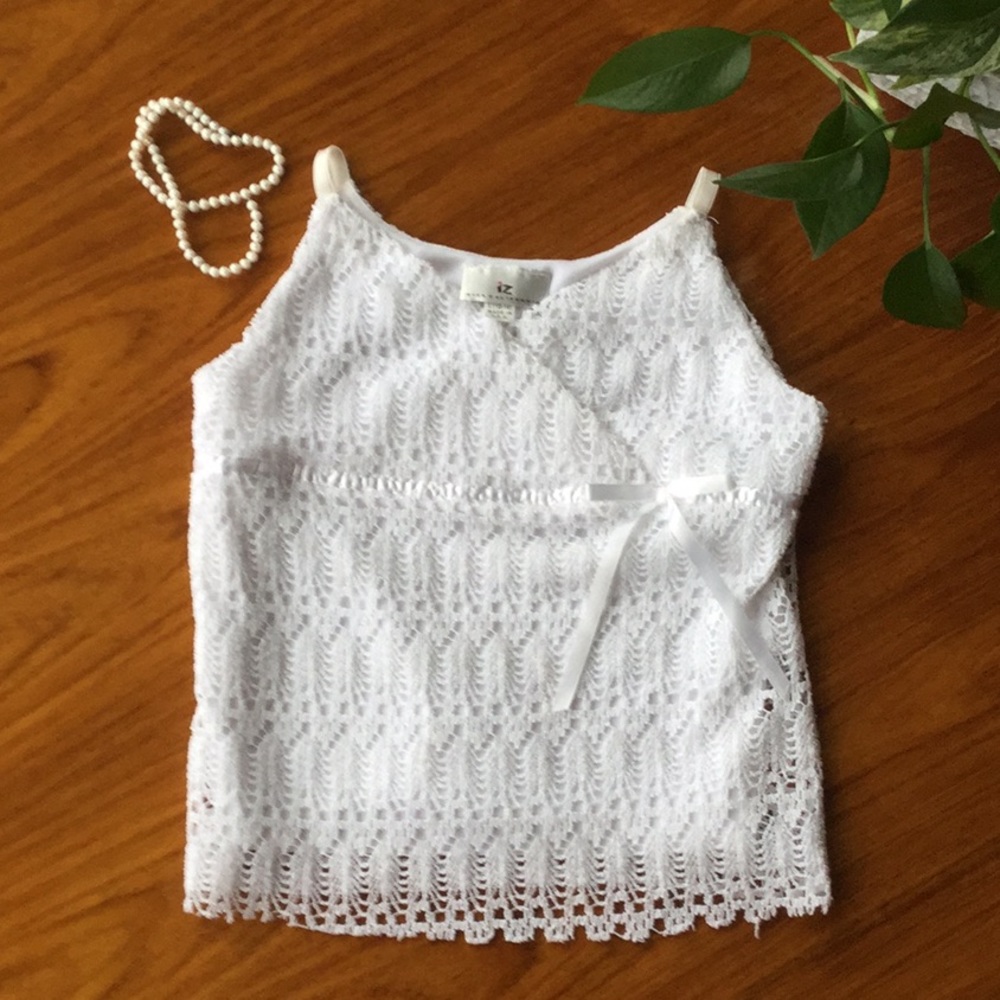 Girls Byer California crochet tank top